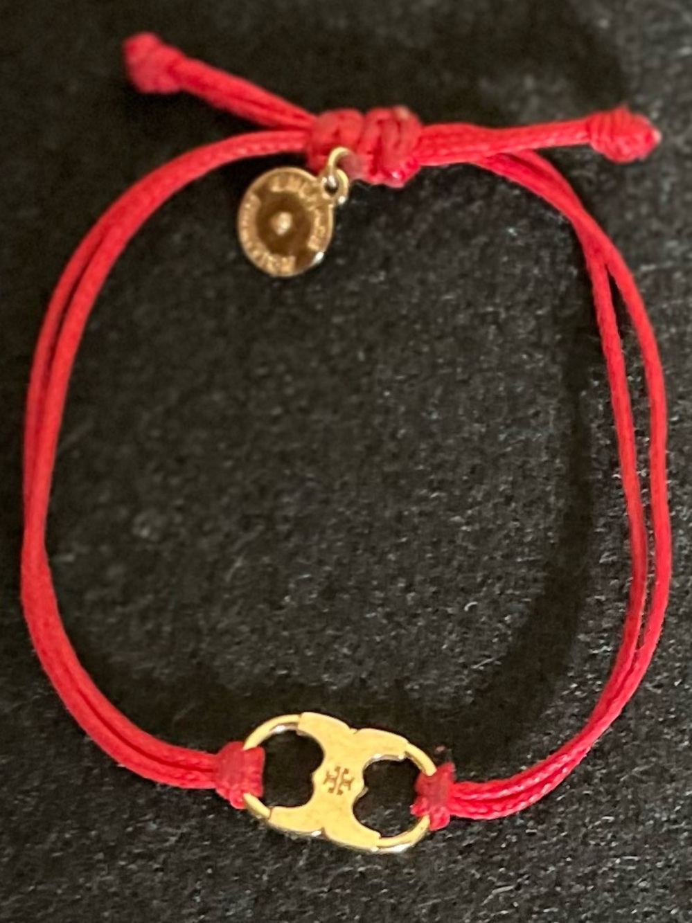 “Tory Burch” Red Cord Bracelet